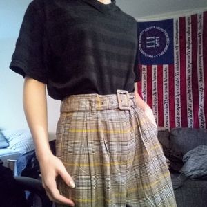 A•NEW•DAY plaid pleated pants